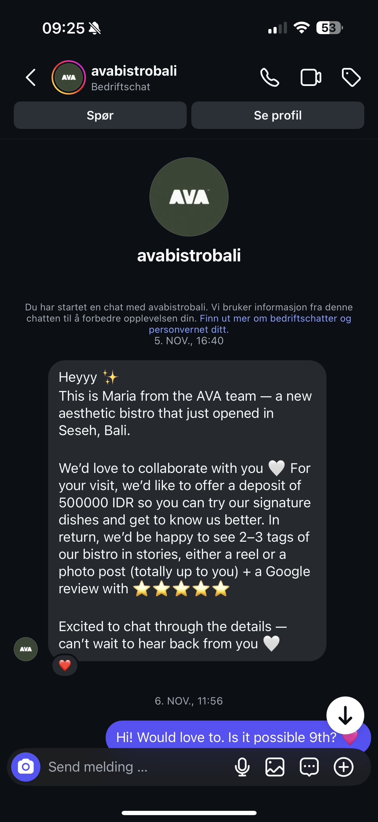 Brand collaboration - Villa